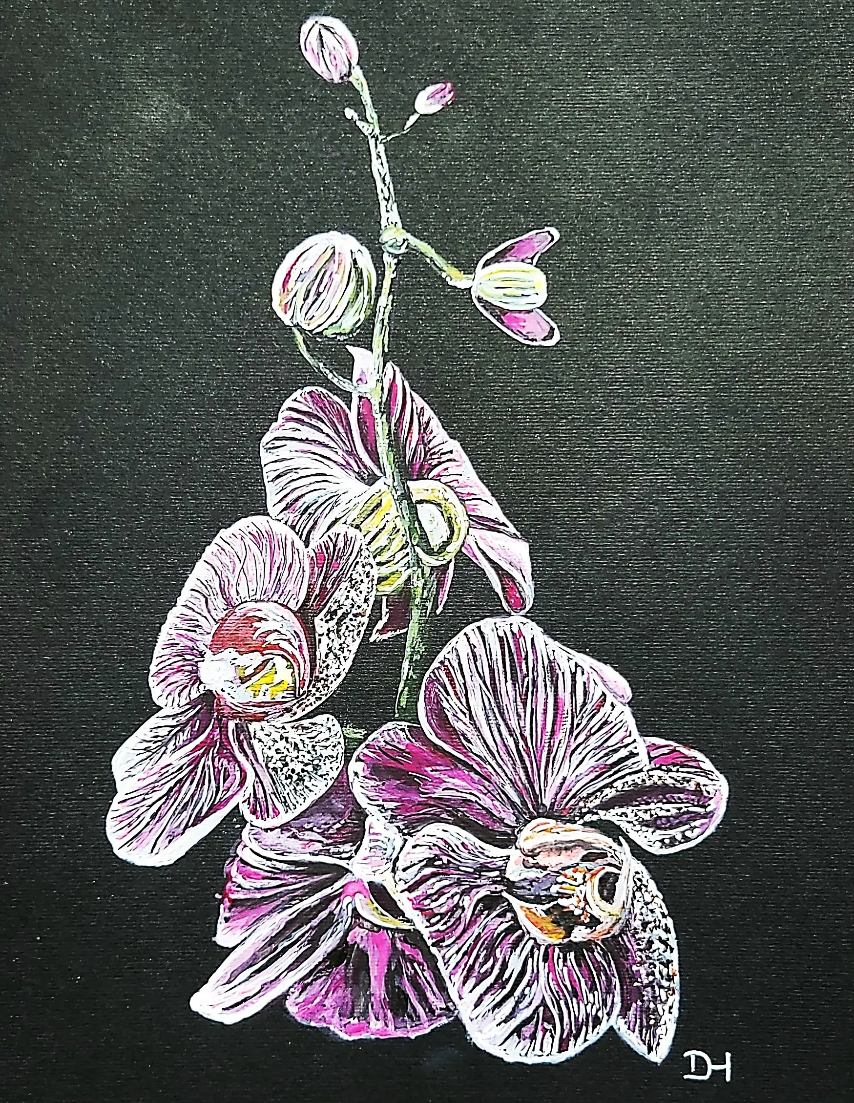 Bloemen stilleven kunstwerk