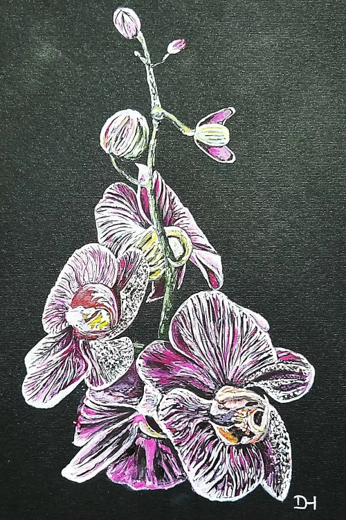 Bloemen stilleven kunstwerk